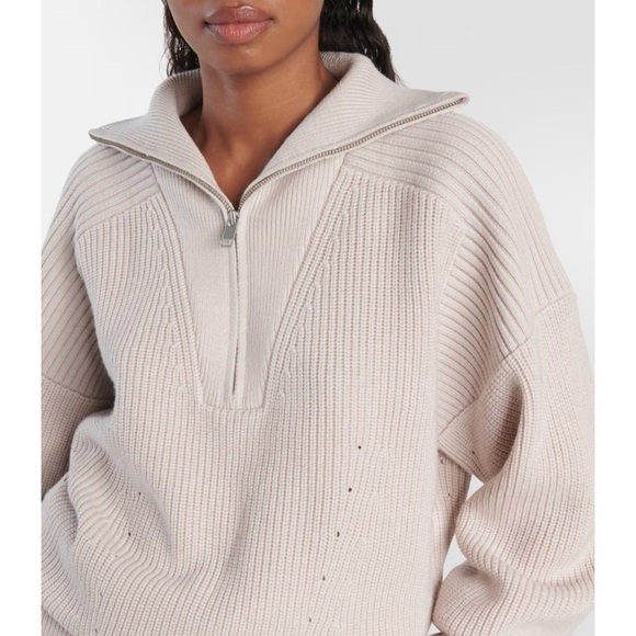 Isabel Marant Etoile Benny Sweater Wool in Ecru Beige - Picture 1 of 9